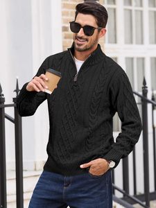 Pull décontracté slim pour homme, personnalisé, haute qualité, grande taille, respirant, léger, tricoté uni, 100% coton, ODM - Product Image 3