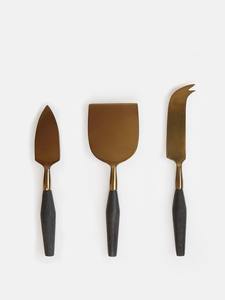 Elegant Handcrafted Stainless Steel Cheese Knife Set with Manual Handles for Decorative Dining and Fine Food Presentation - Product Image 2