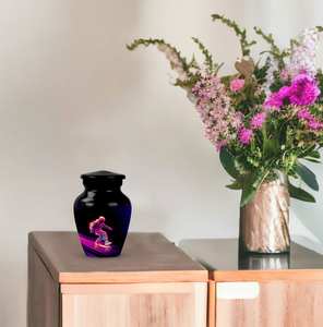 Urne de skateur vibrante pour cendres personnalisable en aluminium de haute qualité Tailles standard de souvenir Mémorial parfait pour les esprits actifs - Product Image 5