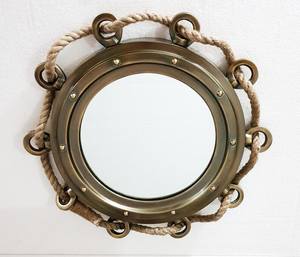 Décoration murale nautique nautique en laiton hublot fenêtre mur verre Maritime décor à la maison cadeau décoration murale article cadeau - Product Image 4