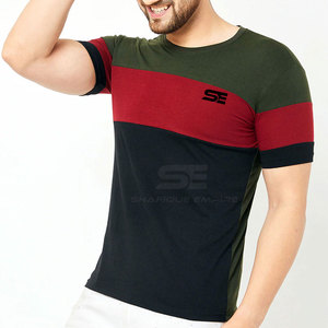 Camiseta de hombre de algodón 100% al por mayor, camiseta de cuello redondo con diseño de logotipo y color OEM personalizado - Product Image 2