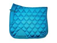 Vente en gros de tapis de selle d'équitation anglais imperméables sur mesure pour le dressage et le saut d'obstacles, doublure en polycoton, rembourrage en mousse douce et chaude