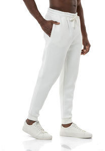 Fabricantes de ropa personalizada 100% algodón polar blanco Sudadera con capucha y pantalones de chándal conjunto chándal hombres - Product Image 6