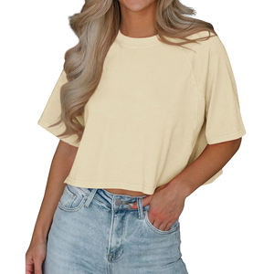 Grande taille léger femmes haut court Street Wear respirant femmes haut court qualité fait femmes haut court - Product Image 4