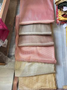 Luxurious Brocade Fabric for <b>Weddings</b> Jacquard Intricate Floral Geometric Woven Patterns Knitted Decorative Textile for Dresses - Product Image 4