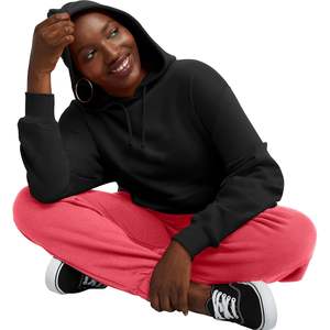 Logo personnalisé Workout Fitness Fleece Set pour les femmes Plus Size Hoodies Sweatpants Jogger avec devant plat pour les sports d'hiver - Product Image 1