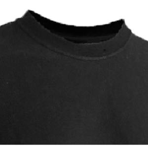 เสื้อยืดลำลองผู้ชายไซส์ใหญ่ คุณภาพสูง ปรับแต่งโลโก้ได้ ผ้าเปล่า สีดำ เป็นมิตรกับสิ่งแวดล้อม 220gsm 100% ผ้าฝ้ายออร์แกนิค - Product Image 2