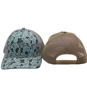 Sombrero de malla personalizado para hombre de moda Logotipo de parche de cuero sombrero de camionero-Sombrero de camionero con panel de malla - Product Image 2