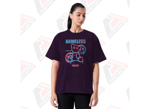 เสื้อยืดผ้ายีนส์ผ้ายีนส์ผ้าลูกฟูกสำหรับผู้หญิงทันสมัยทันสมัยทันสมัยผ้าลินินเป็นมิตรต่อสิ่งแวดล้อมผ้าปะติดลูกปัด - Product Image 3