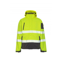 Veste de sécurité imperméable en polyester de style nouveau, vêtements de travail chauds d'hiver, réfléchissants, unisexe pour adultes à prix raisonnable