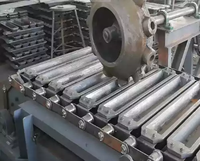 Machine à fondre l'aluminium, lingot de zinc, lingot de plomb, machine à couler l'aluminium/machine à couler automatique