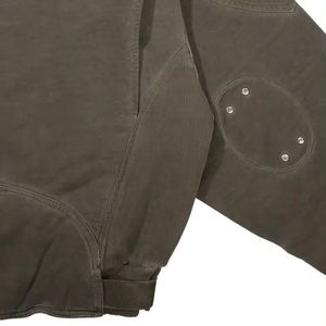 Sudadera de Hombre de Alta Calidad, Diseño en Capas, Algodón Grueso, Estilo Holgado, Lavado Ácido, con Cinturón Ajustable - Product Image 5