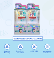 Clips machine à prix machine de jeu d'arcade mini cadeau jeton à pièces jouet distributeur automatique grue d'arcade collation jouet jeu