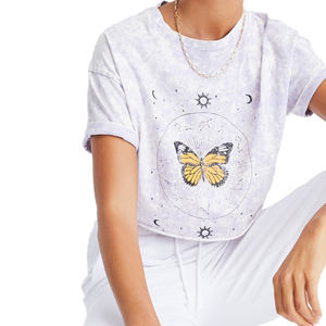 เสื้อยืดผ้าฝ้ายบ็อกซี่สำหรับผู้หญิงเสื้อยืดธรรมดาทรงสูงผ้าฝ้าย100สูง230แกรมซักด้วยกรดไซส์ใหญ่พิเศษ - Product Image 2