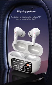Audífonos Inalámbricos A9 TWS 2025 de Fábrica, Sonido Estéreo HiFi, Tipo C, Pantalla LED Táctil - Product Image 3
