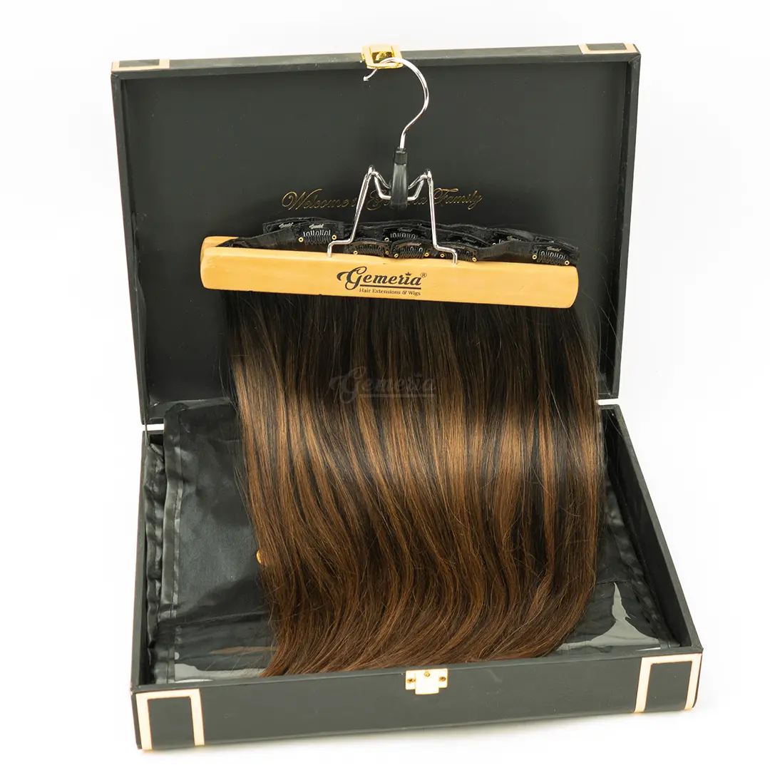 Raw unprocessed invisible clip in hair extensions 100% human hair wholesale virgin remy natural hair seamless clip ins