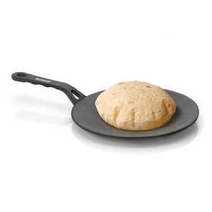 Heavy Handmade Iron <b>Tawa</b> With Wooden Handle Roti Chapati Cooking Utensil Kitchen Pan Home Hotel Kitchen India Wholesale Price - Product Image 5