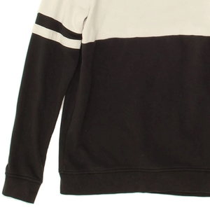 Sweat-shirt d'hiver à col rond, panneau coupé et cousu, couleur contrastée, 100% coton, polaire 370 g/m², sweat-shirt unisexe streetwear pour homme - Product Image 4