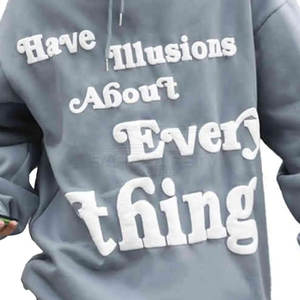 Manufacture Professional New Style Puff Printing Hoodies Wholesale High Quality Puff Printing Hoodies - Product Image 5
