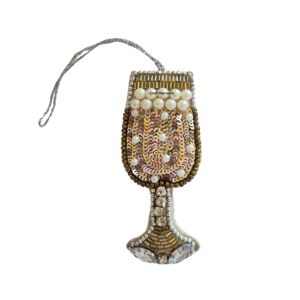 Adorno Navideño de Alta Transparencia con Cuentas de Semillas para Sublimación, Adornos Navideños - Product Image 2