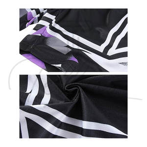 Ensemble d'uniformes de basket-ball pour jeunes garçons, personnalisable, respirant, de haute qualité, 100% polyester, séchage rapide, évacuation de l'humidité, confortable - Product Image 4