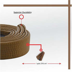 Ceinture de karaté personnalisable de haute qualité pour l'entraînement aux arts martiaux - Product Image 2