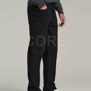 2025 New Design <b>Men's</b> <b>Jeans</b> Pants <b>High</b> Quality Canvas Lightweight Tall Fit Mid <b>Waist</b> Casual Style Washed Look in Stock! - Product Image 3