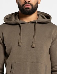Vente en gros de pulls à capuche unisexes avec poche kangourou, poids lourd, 100% coton, logo brodé anti-rétrécissement de haute qualité - Product Image 3