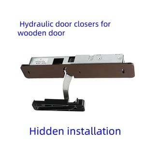 Concealed Pneumatic Invisible Overhead Transom Door Closer With Buffer Hydraulic Adjustable Simple <strong>Spring</strong> <strong>for</strong> <strong>Gate</strong> Wooden Door - Product Image 3