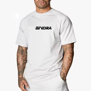 Nueva llegada de cuello redondo transpirable Deporte Camiseta y gimnasio de secado rápido camiseta para hombres tripulación fitness - Product Image 5