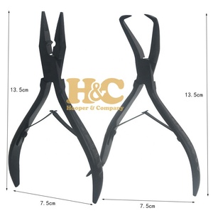 Wholesale <b>Mini</b> Hair Kit Stainless Steel Waterproof Micro-Link Hair Extension Tools Kit Case with Loop Scissor <b>Plier</b> Clip - Product Image 5