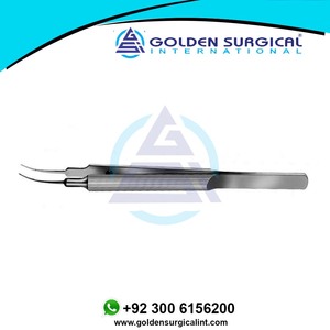 คีมตัดตาสแตนเลสสำหรับเย็บแผลคีมผูกโค้งพร้อมที่ยึดเข็ม - Product Image 6