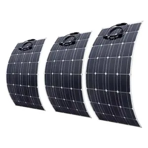 Panneaux solaires ETFE flexibles d'approvisionnement en énergie renouvelable les plus vendus 100w 140w 180w 200w 260w 300w Panneaux mono flexibles des États-Unis