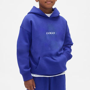 Sudadera con Capucha Lisa para Niños, Estilo Moderno, Ropa de Invierno con Material Suave, Diseño con Logotipo Personalizable, Mangas Completas, Ropa Casual - Product Image 1
