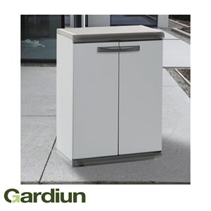 Garden Storage Low <b>Cabinet</b> Sintra 2 With Two Doors | Outdoor Garden Supplies | Product ready to Ship From Spain - Product Image 4