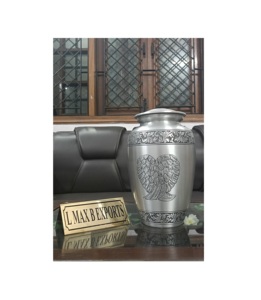 โถอัฐิอลูมิเนียมขัดเงาทองสีดำสำหรับฌาปนกิจการออกแบบที่ทันสมัย - Product Image 3