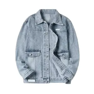 Veste en jean pour homme, nouvelle mode 2025, haute qualité, prix de gros, fabrication sur mesure - Product Image 6