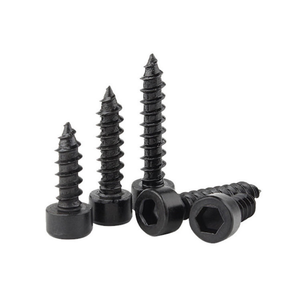Tornillo Autorroscante de Madera con Cabeza Cilíndrica Hexagonal de Acero Inoxidable 304, Recubierto de Zinc Negro, Métrico M2 M2.5 M2.6 M3 M3.5 M4 - Product Image 1