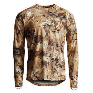 Chemise de chasse à manches longues pour hommes Protection UV Polyester chasse t-shirts impression par Sublimation respirant chemises de chasse UV - Product Image 1