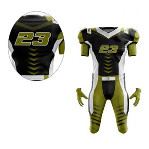 Tenues d'équipe professionnelles pour le football américain, ensembles unisexes, vêtements de sport confortables, séchage rapide, respirants, 100% polyester - Product Image 3