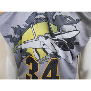 Short respirant pour homme en tissu de maille léger Maillot de football américain Broderie personnalisée Option Renforcé Panneau d'épaule - Product Image 5