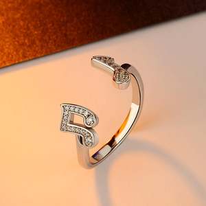 Jeulia <b>Adjustable</b> Rose Gold Plated <b>Sterling</b> <b>Silver</b> Music Note Cluster <b>Ring</b> - Product Image 5