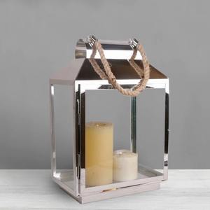 Linterna de alambre de Metal dorado de lujo del fabricante indio hogar jardín balcón decoración manija colgante Navidad bajo precio vela - Product Image 2