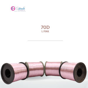 Fil à coudre torsadé haute ténacité Technique d'armure fine pour quilting Broderie Finition lisse Motif teint - Product Image 2