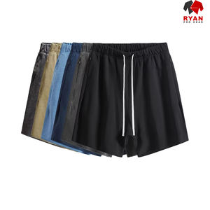 Taille élastique tissée séchage rapide avant impression de logo shorts chauds personnalisés pour hommes adultes fournisseur d'usine - Product Image 6