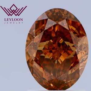 Ovale 2.02ct fantasia marrone scuro arancione VS2 GIA certificata diamante naturale - Product Image 1