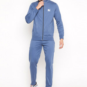 Hombre Casual Slim Fit Chándal Transpirable Poliéster Algodón Liso Top List con Logo Plus Size Disponible - Product Image 1