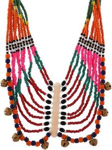Artistique Multi Strand Géométrique Collier De Perles Fabriqué À La Main Coloré À La Mode Déclaration Bijoux Unisexe Cadeau De Mode au Meilleur Prix - Product Image 2
