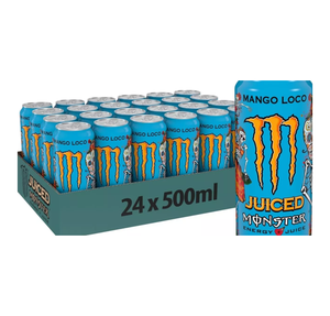 Wholesale Monster Energy Mango Loco 500ml 12 Count Master Carton Net Weight 6.6kg For Efficient Container <b>Loading</b> And Shipping - Product Image 2