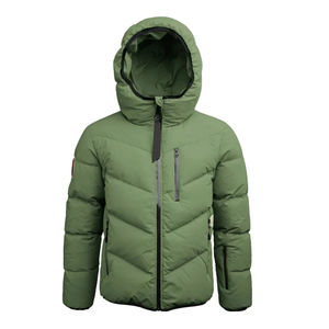 Veste de rembourrage bouffante personnalisée tendance pour hommes coupe-vent isolé chaud capuche extérieur Nylon veste bouffante pour hommes - Product Image 6